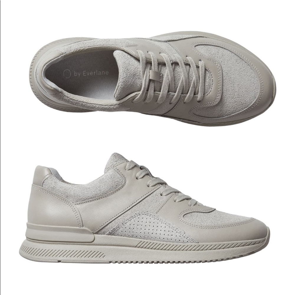 Gray Leather Shoes